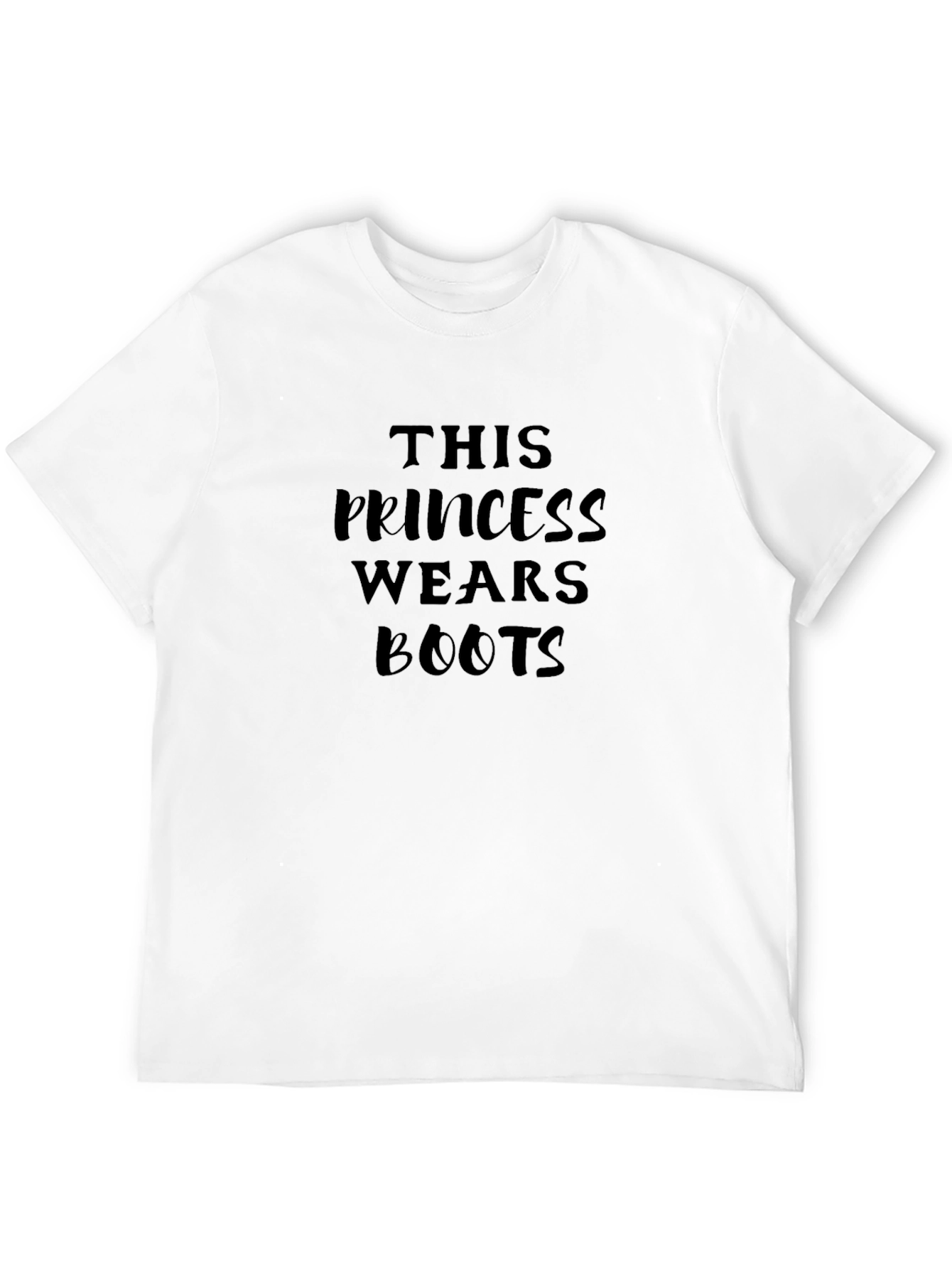 This Princess Wears Boots T-Shirt - Bold Statement Tee