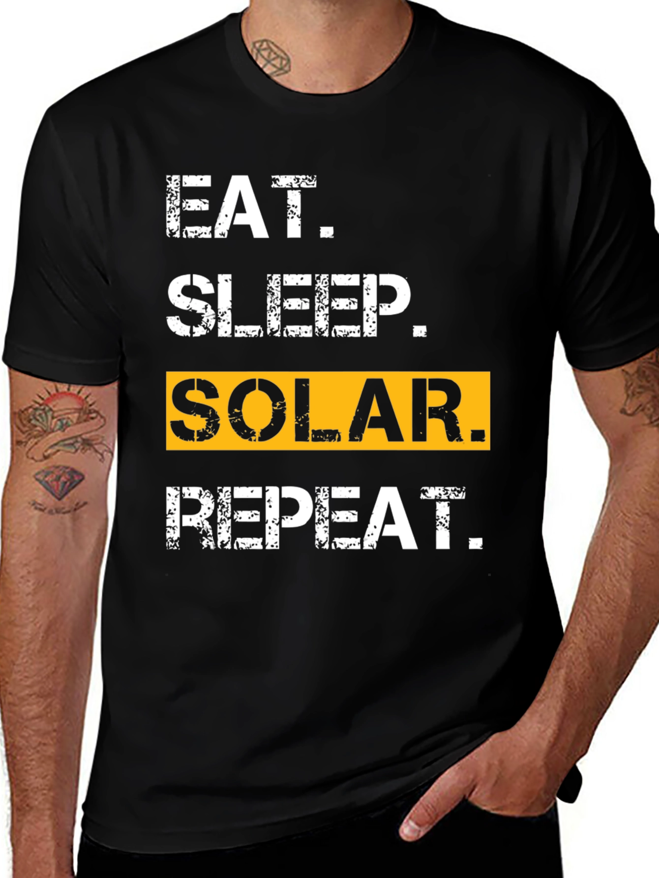 Eat Sleep Solar Repeat T-Shirt