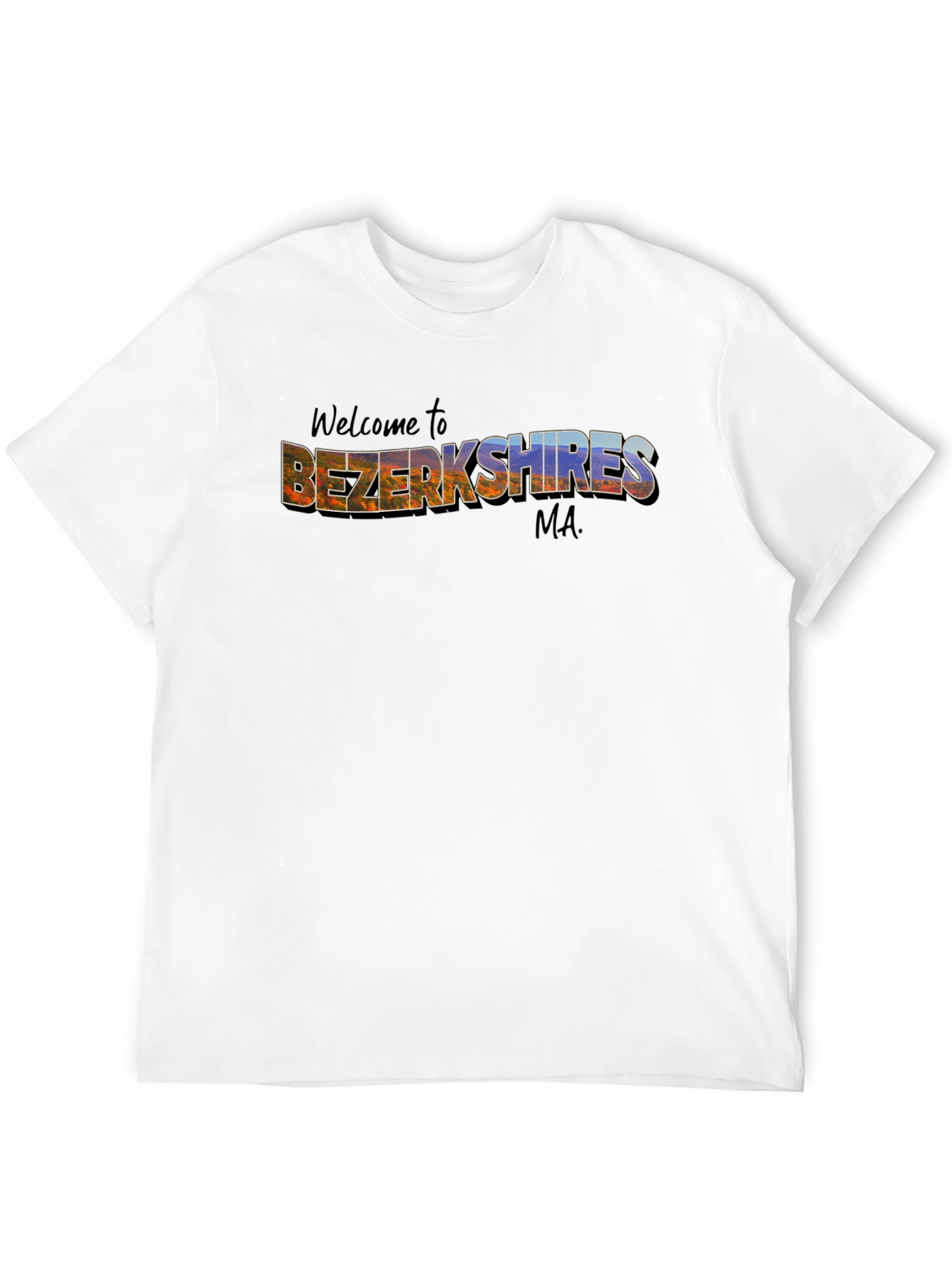 Welcome to Bezerkshires MA Black T-Shirt