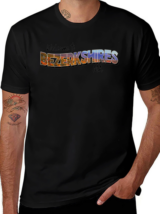 Welcome to Bezerkshires MA Black T-Shirt