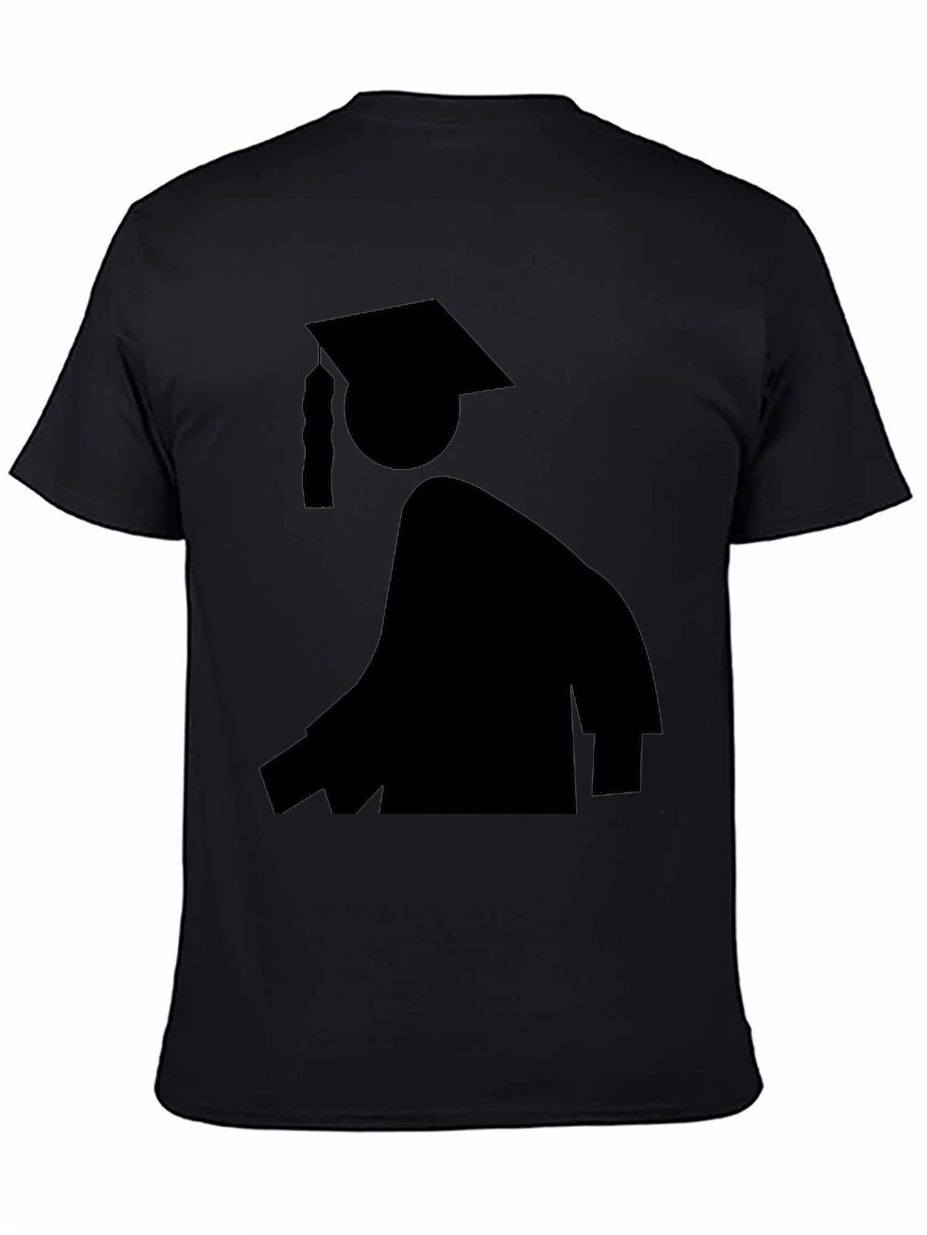 Graduation Silhouette Black T-Shirt