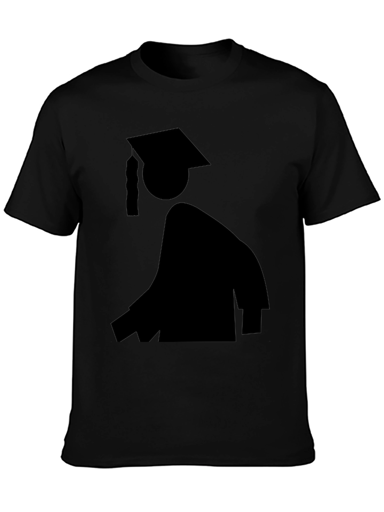 Graduation Silhouette Black T-Shirt