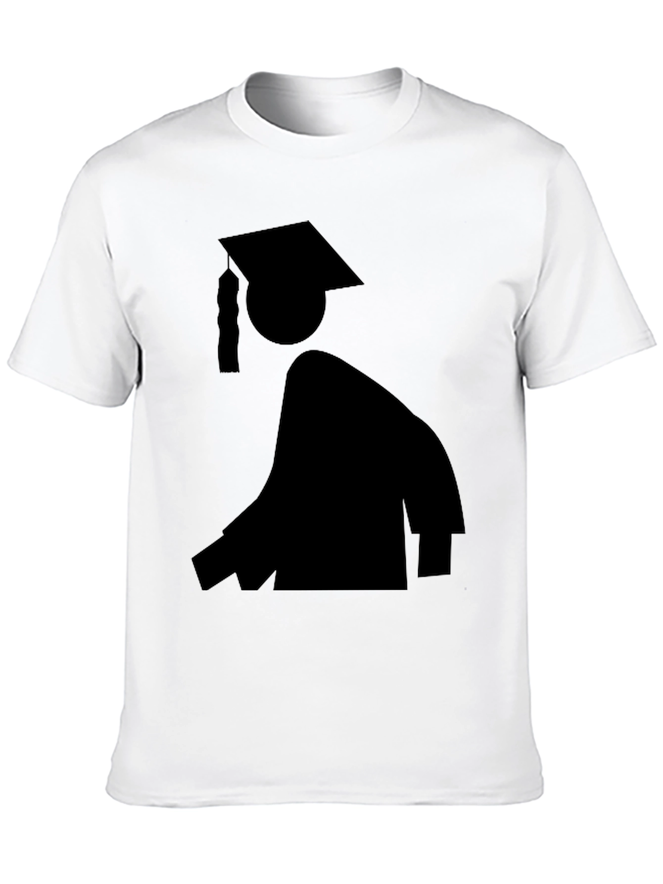 Graduation Silhouette Black T-Shirt