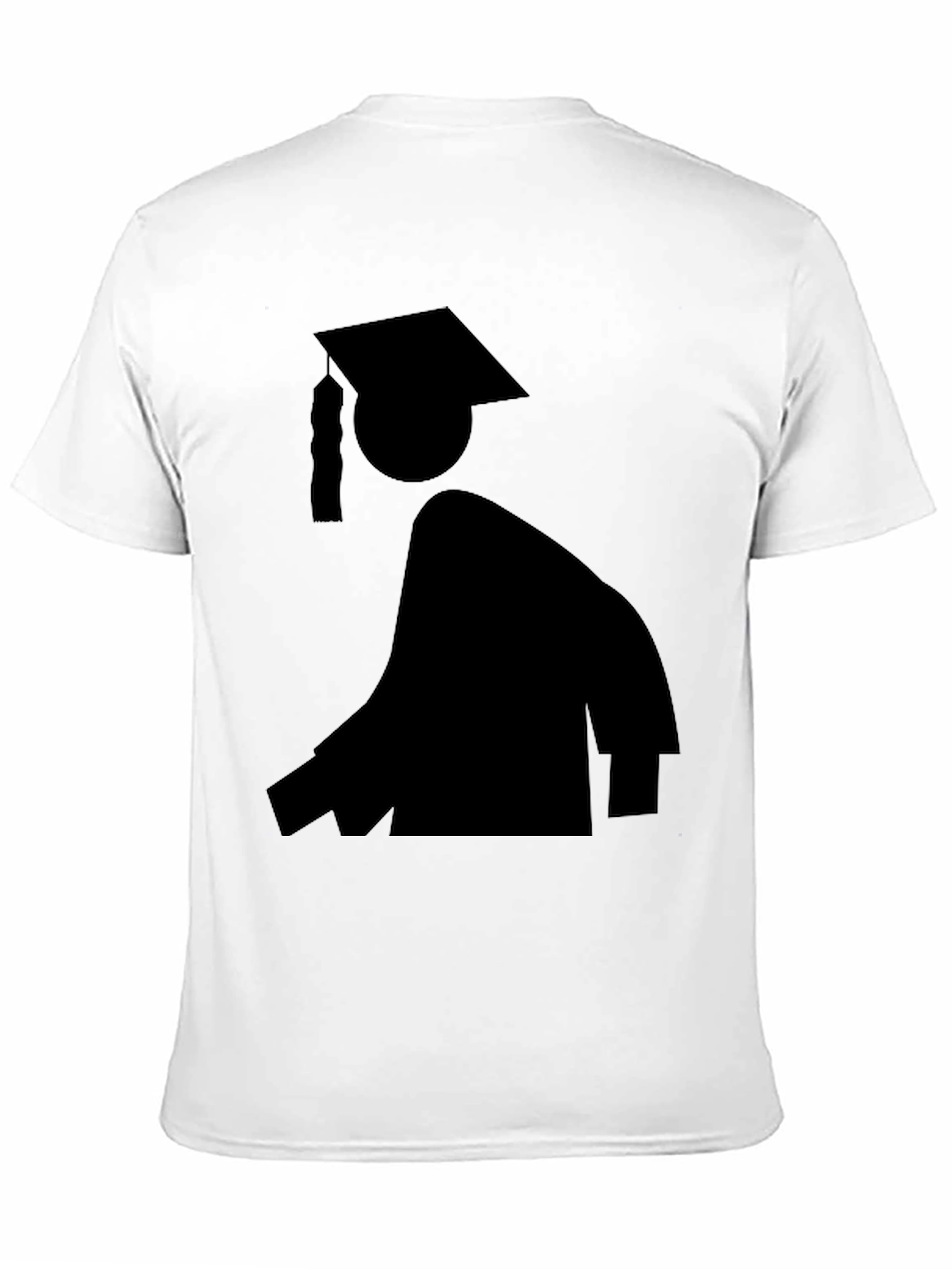 Graduation Silhouette Black T-Shirt