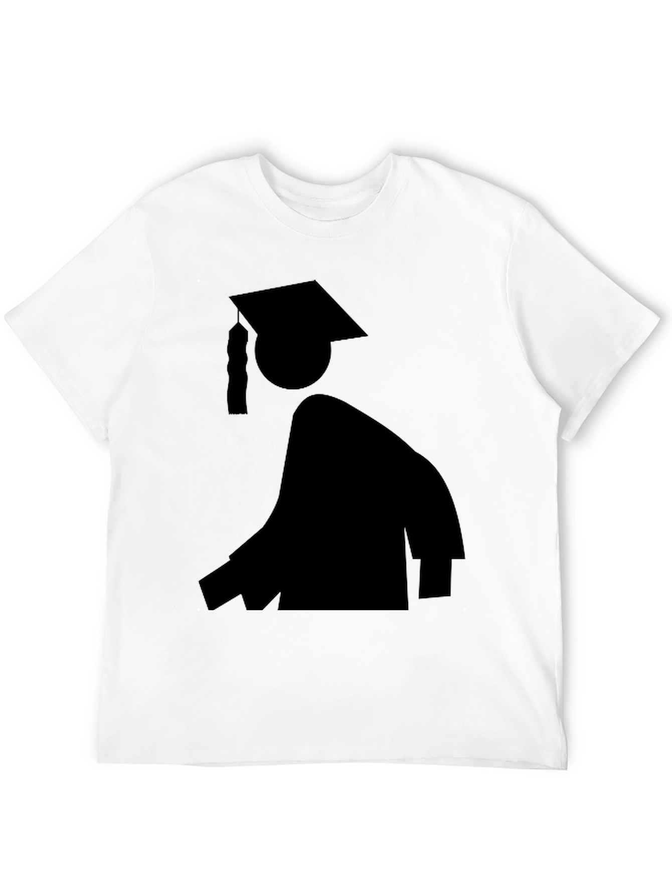 Graduation Silhouette Black T-Shirt