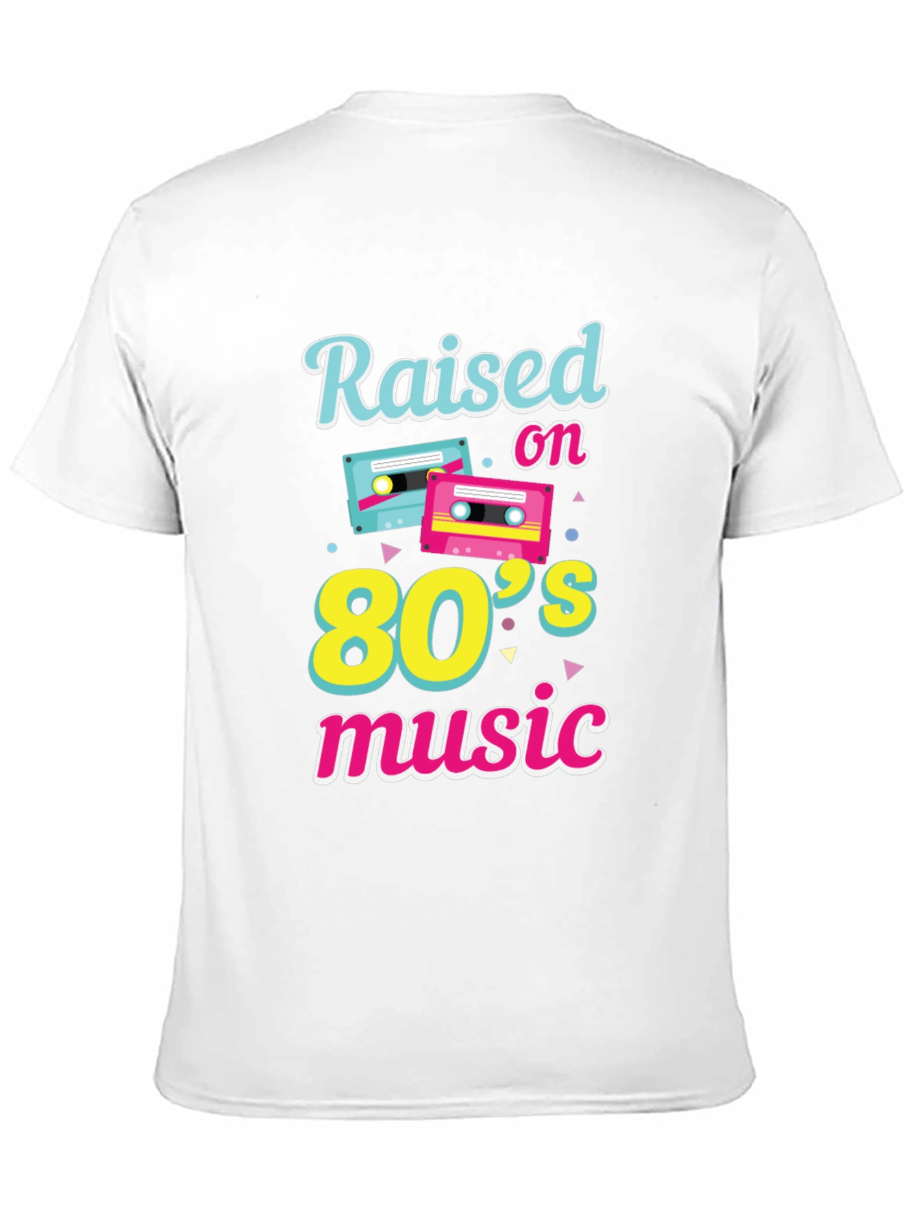 Raised on 80s Music Graphic T-Shirt