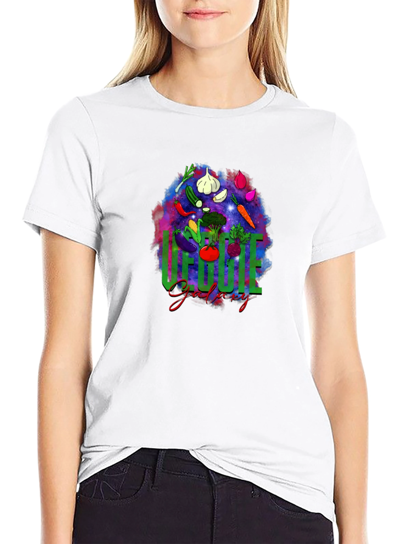 Veggie Galaxy Graphic T-Shirt