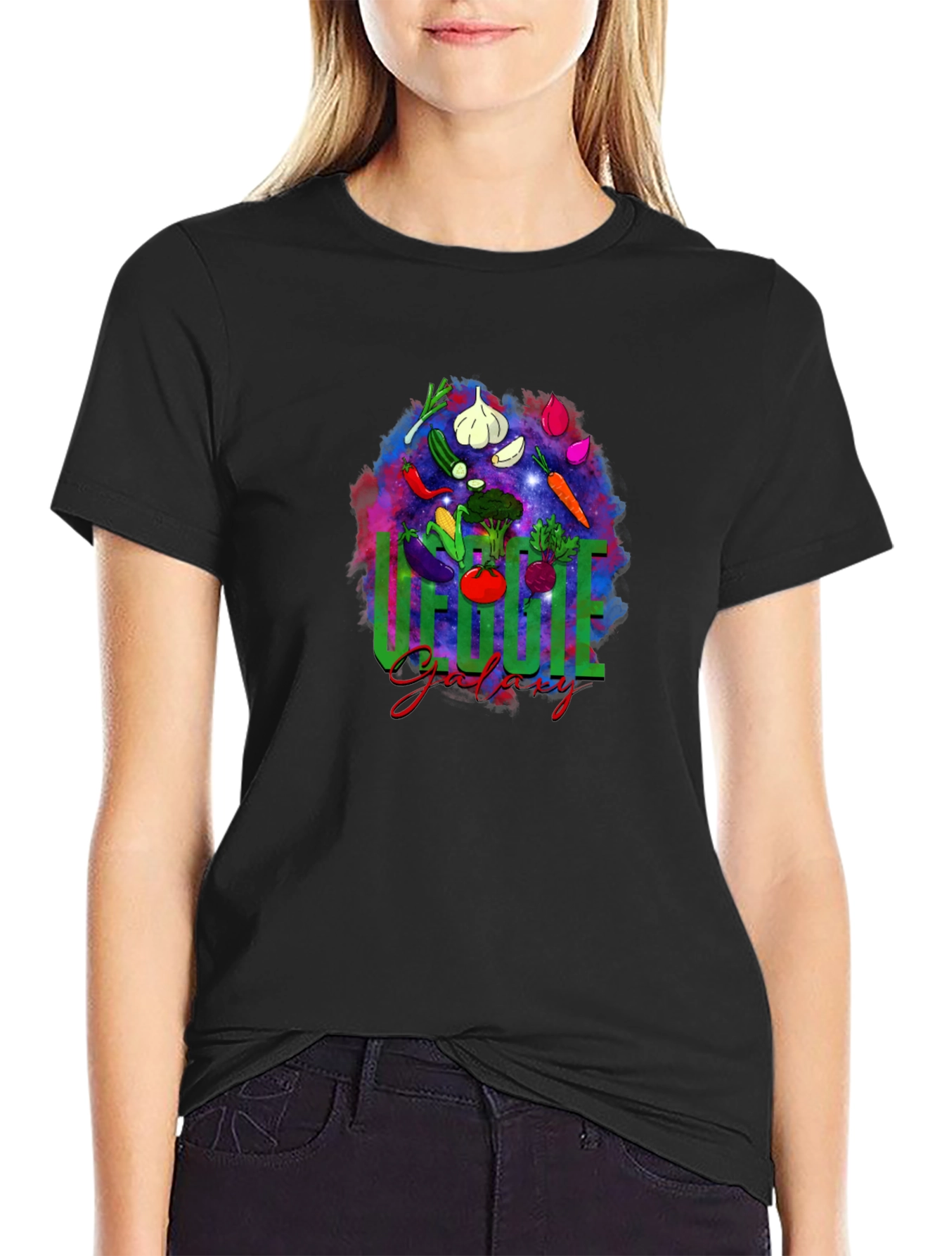 Veggie Galaxy Graphic T-Shirt