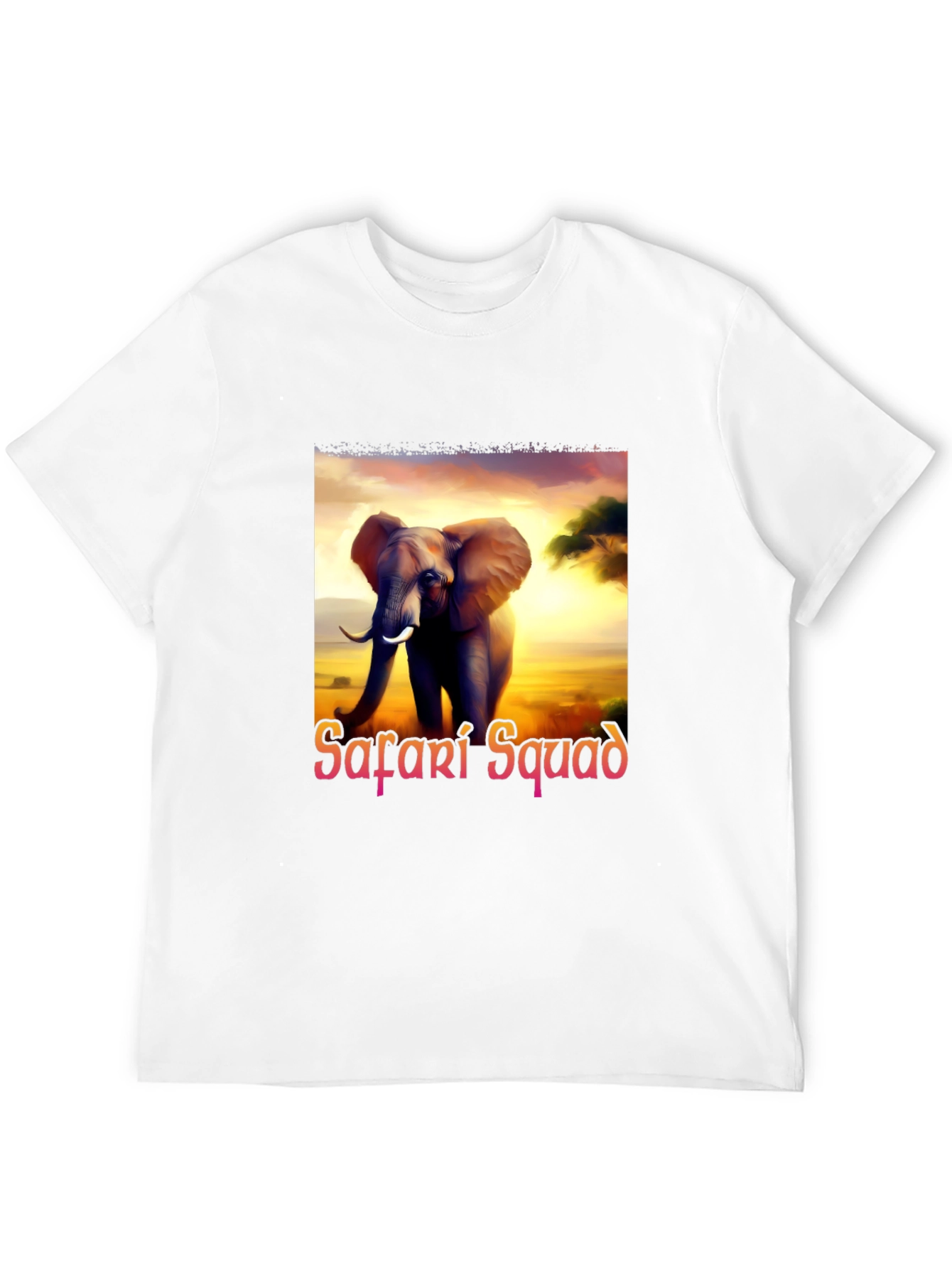 Safari Squad Elephant Graphic Tee - Adventure Awaits!