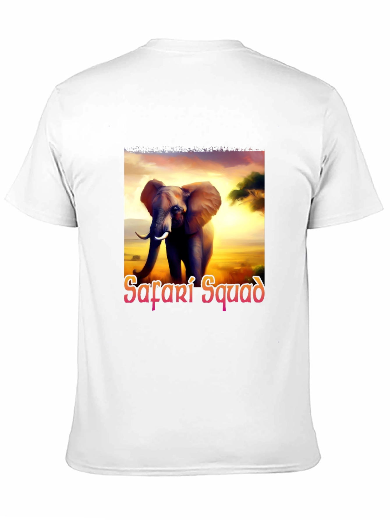 Safari Squad Elephant Graphic Tee - Adventure Awaits!
