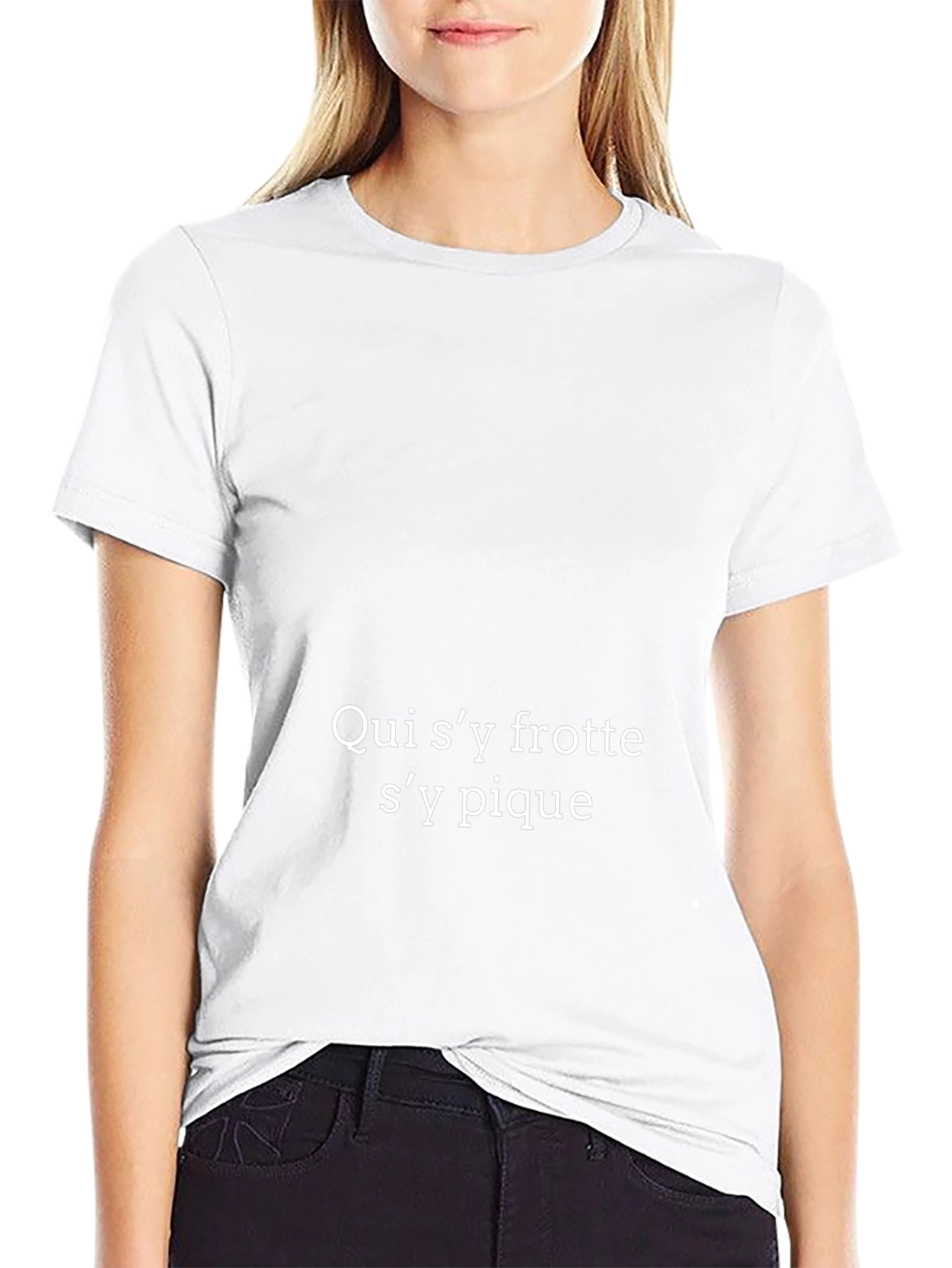 French Proverb Black T-Shirt