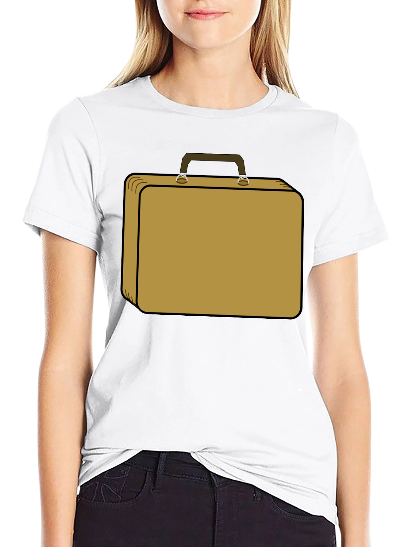 Briefcase Graphic T-Shirt - Novelty Design Tee