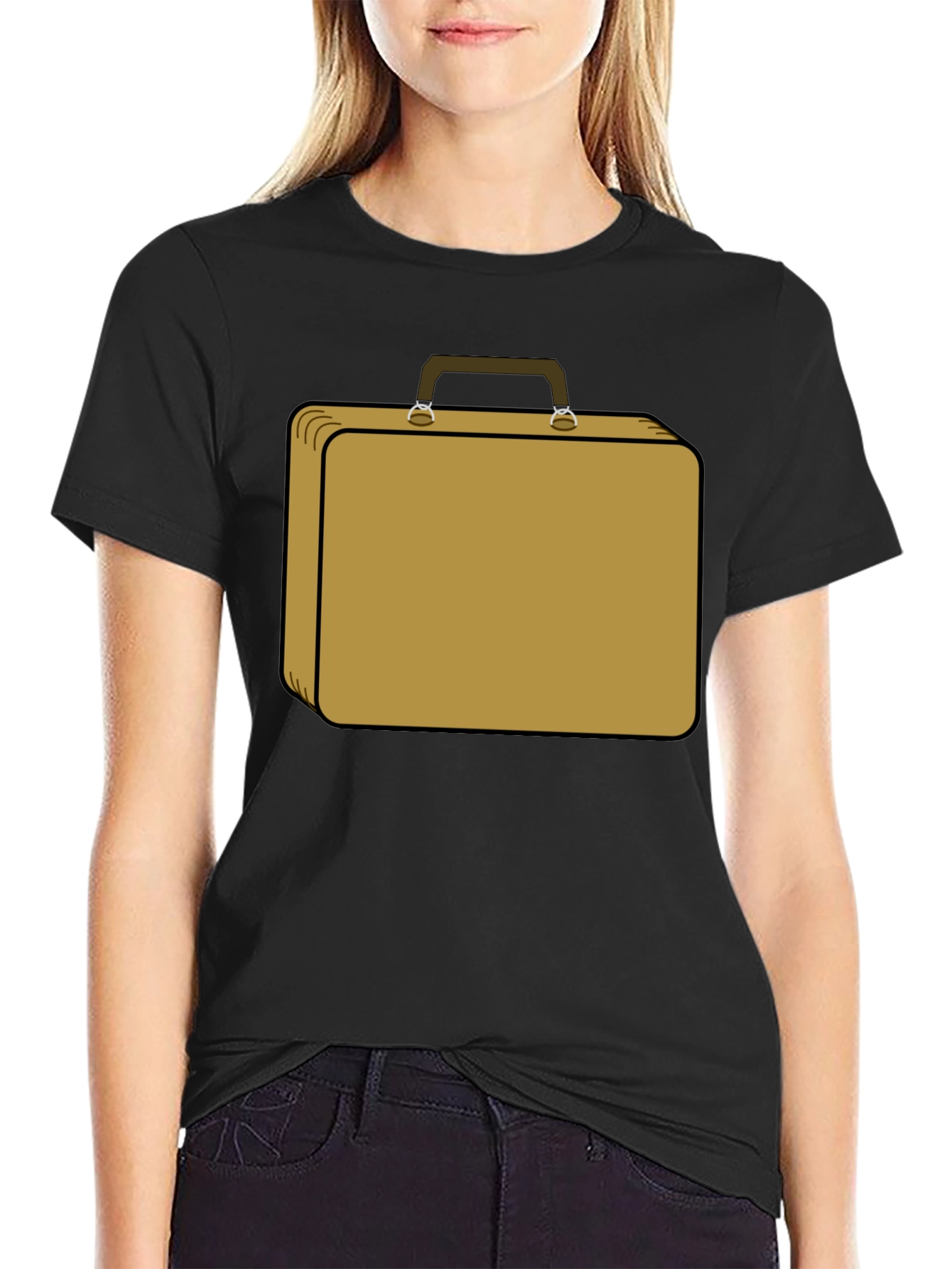 Briefcase Graphic T-Shirt - Novelty Design Tee