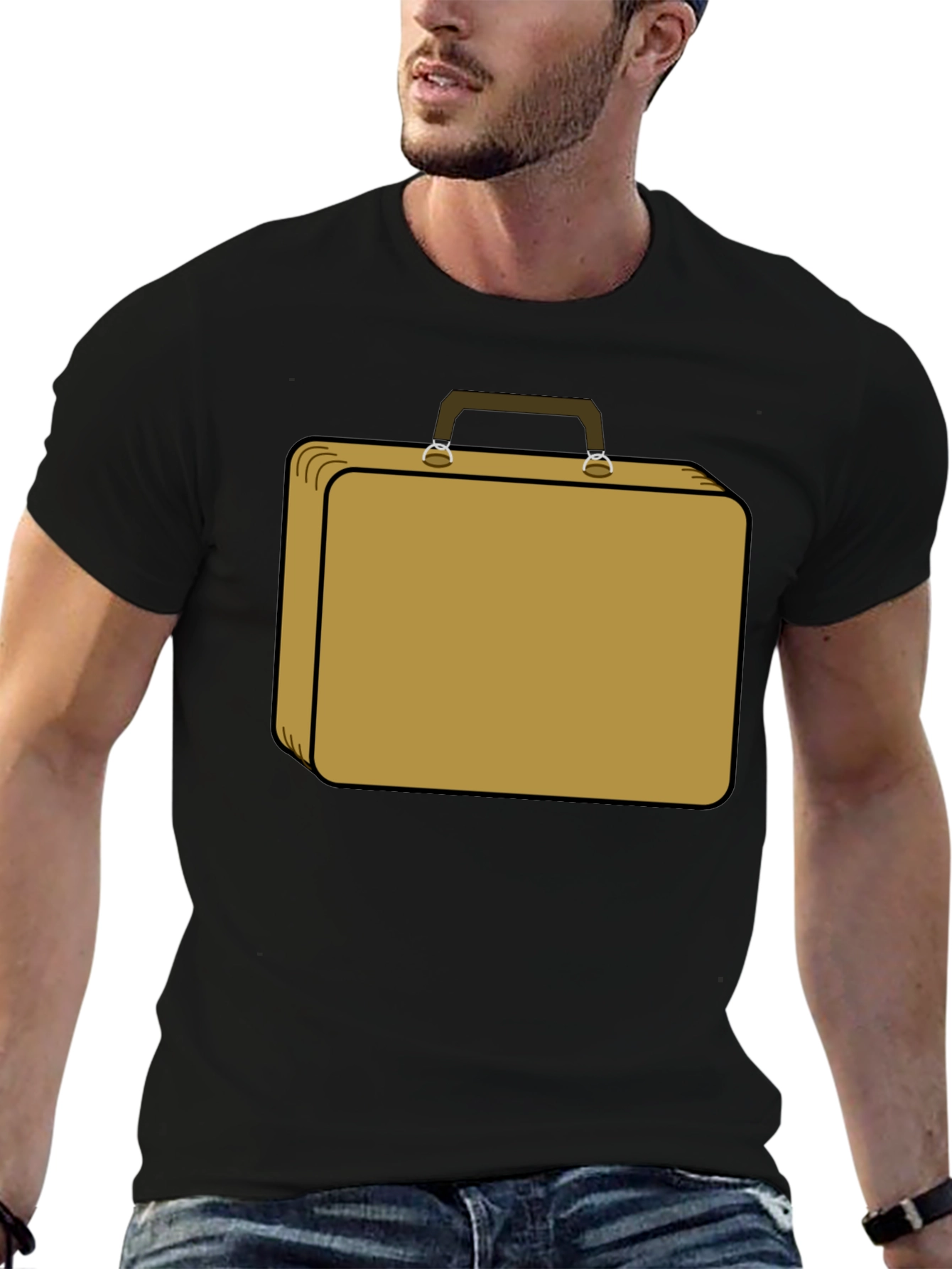 Briefcase Graphic T-Shirt - Novelty Design Tee