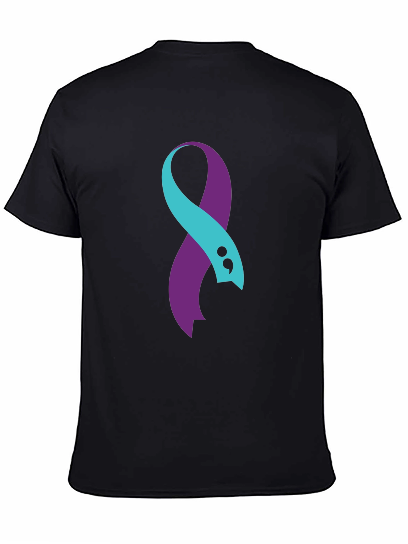 Semicolon Ribbon Mental Health Awareness T-Shirt