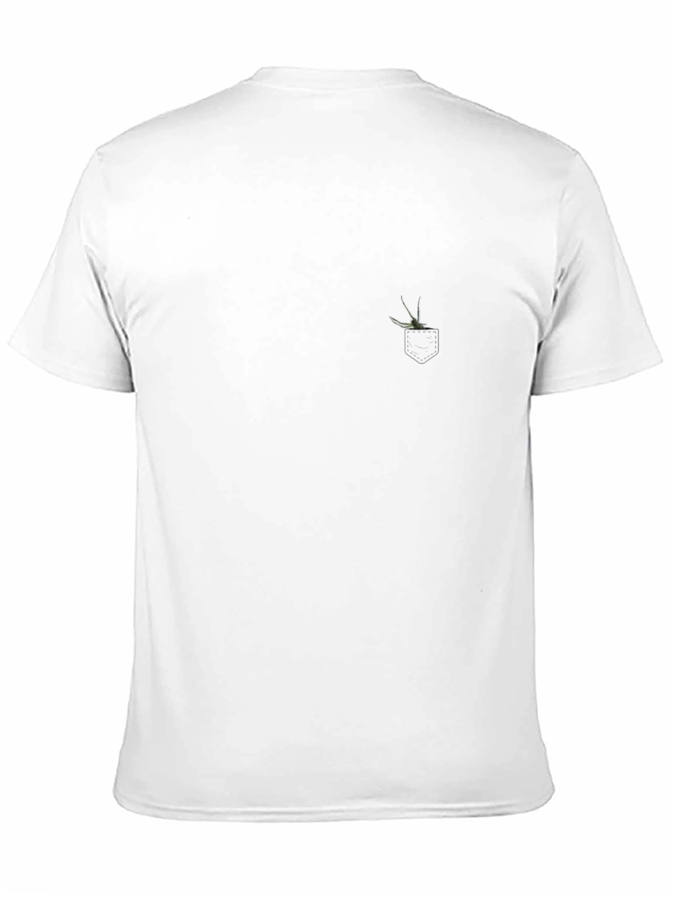 Mens Black Pocket T-Shirt - Casual Style