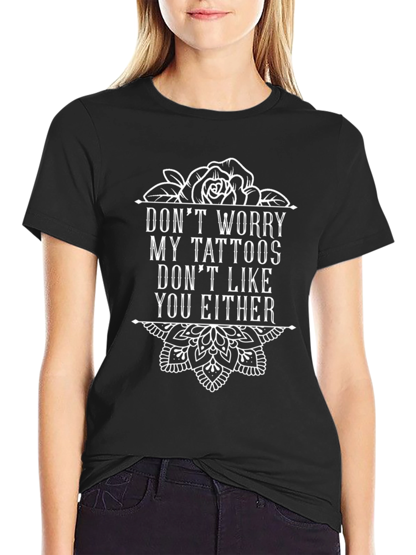 Tattoo Lover T-Shirt - Dont Worry My Tattoos