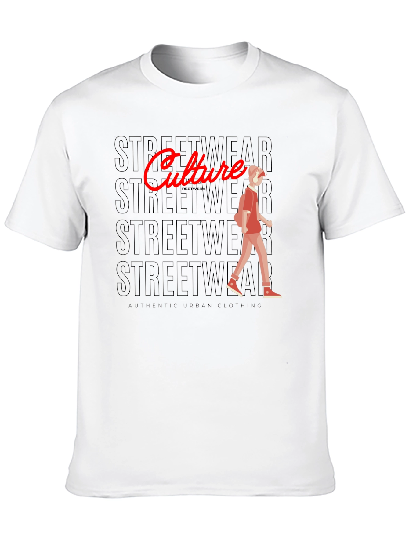 Streetwear Culture Graphic Black T-Shirt