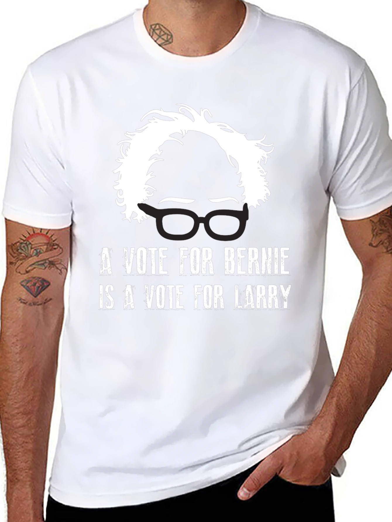 Bernie Sanders Vote for Larry T-Shirt