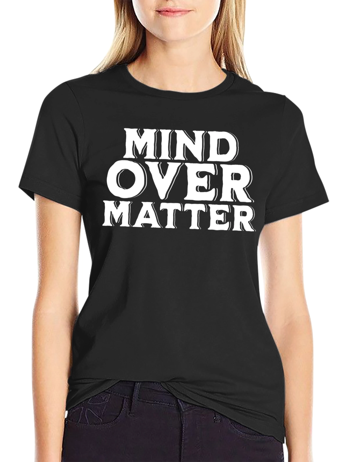 Mind Over Matter Graphic Tee - Motivational Shirt
