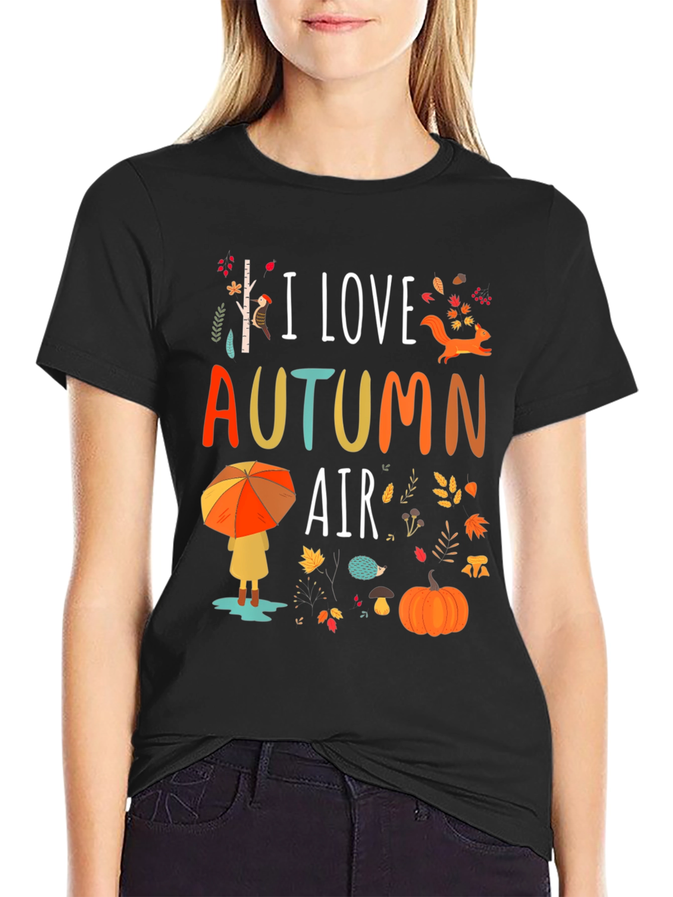 I Love Autumn Air Graphic Tee