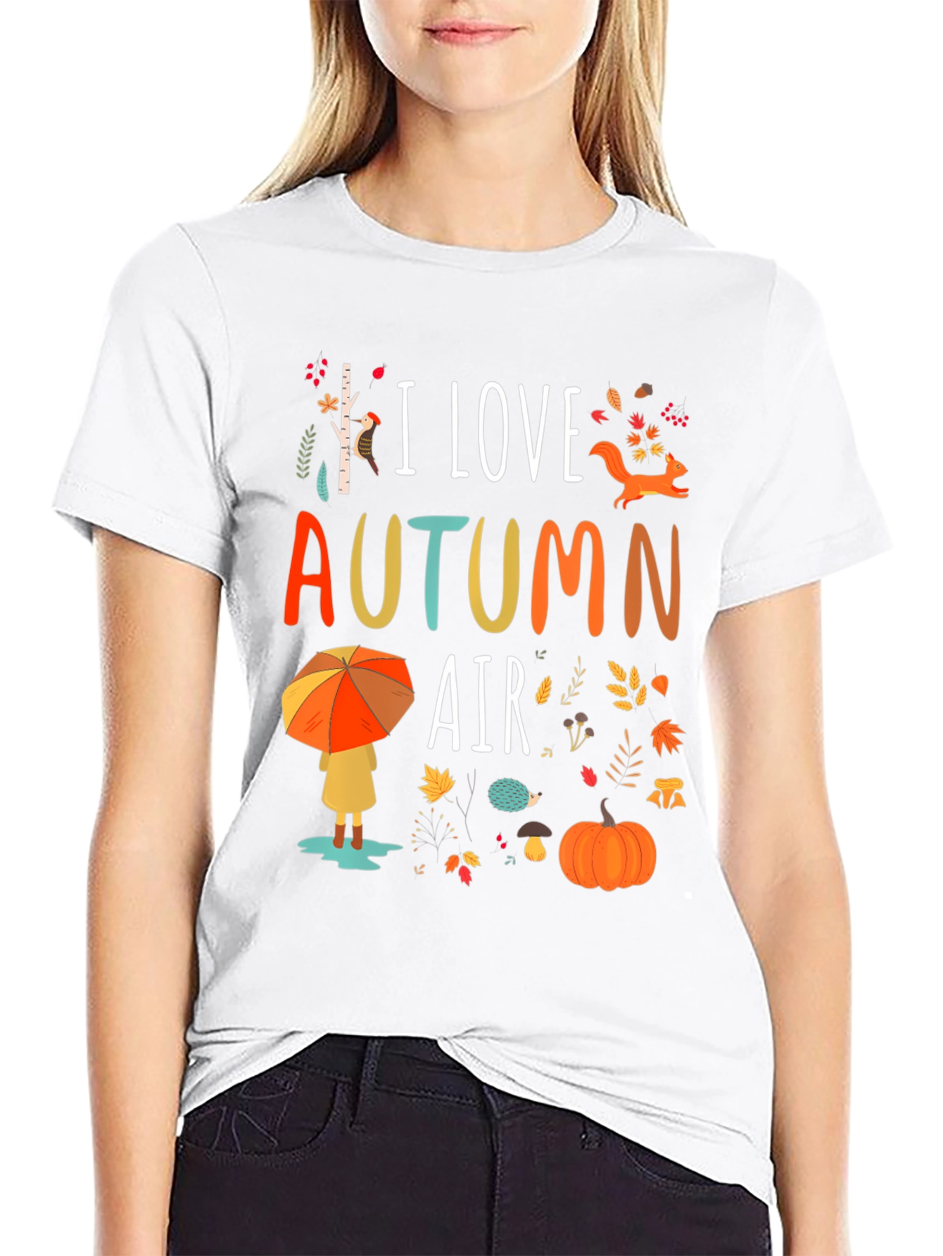 I Love Autumn Air Graphic Tee