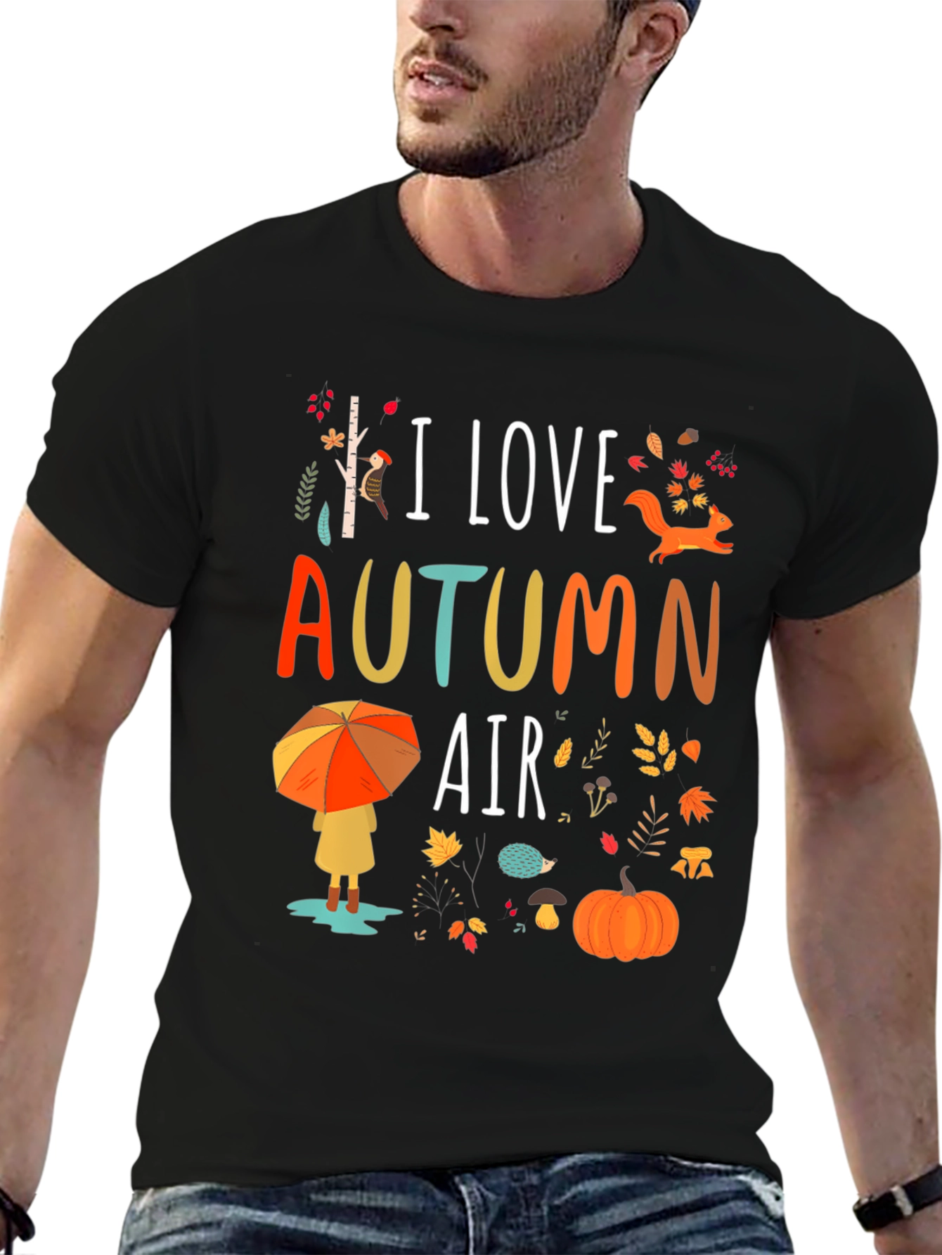 I Love Autumn Air Graphic Tee
