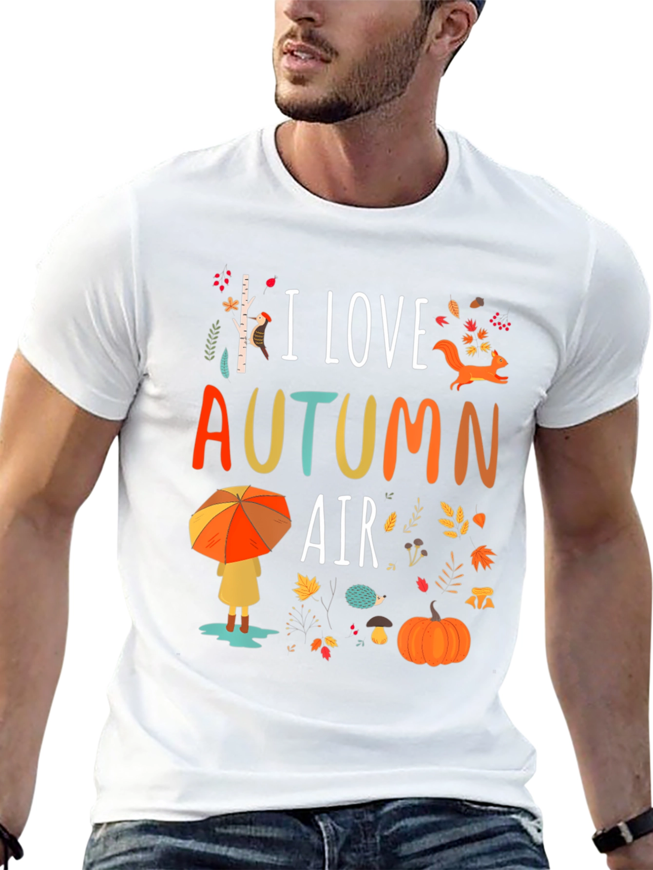 I Love Autumn Air Graphic Tee
