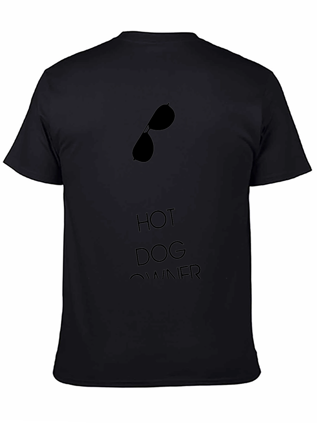 Hot Dog Owner Graphic Tee - Sunglasses Design