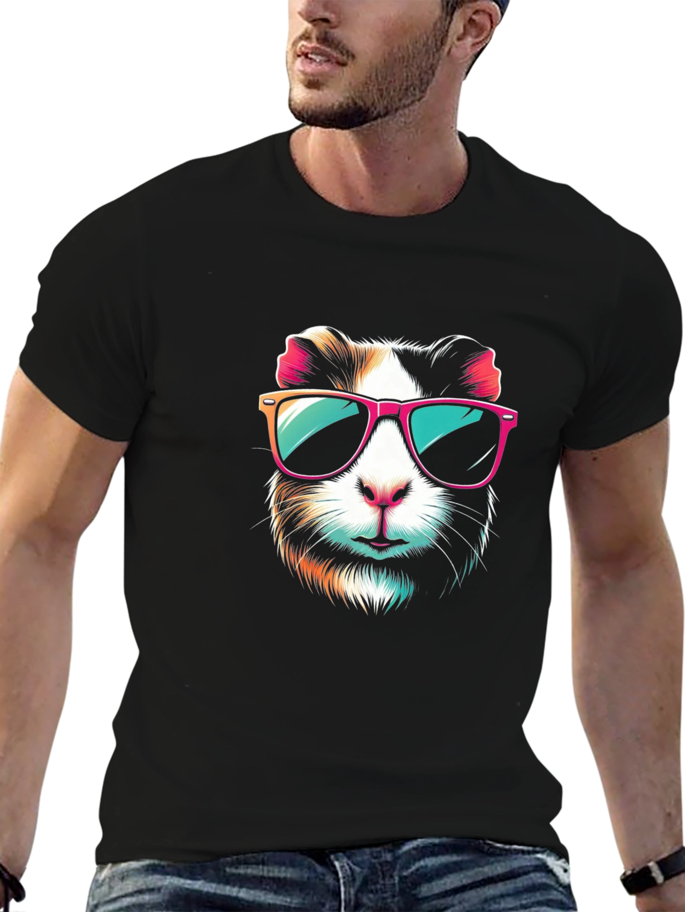 Cool Guinea Pig Graphic Tee