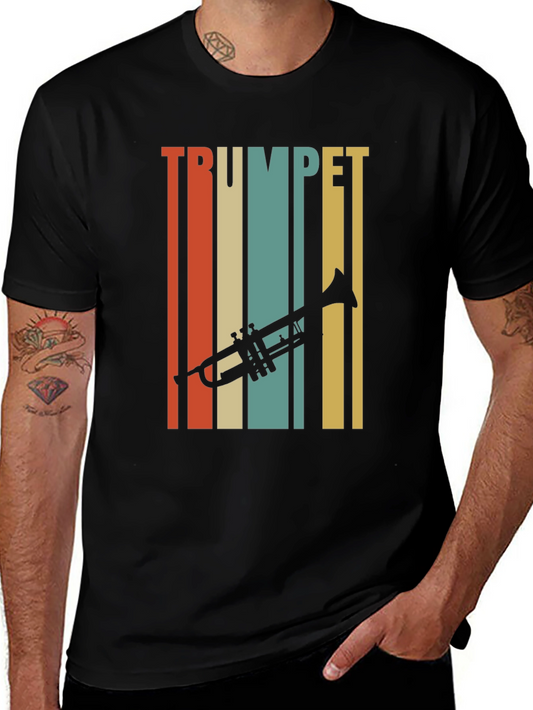 Retro Trumpet Player T-Shirt