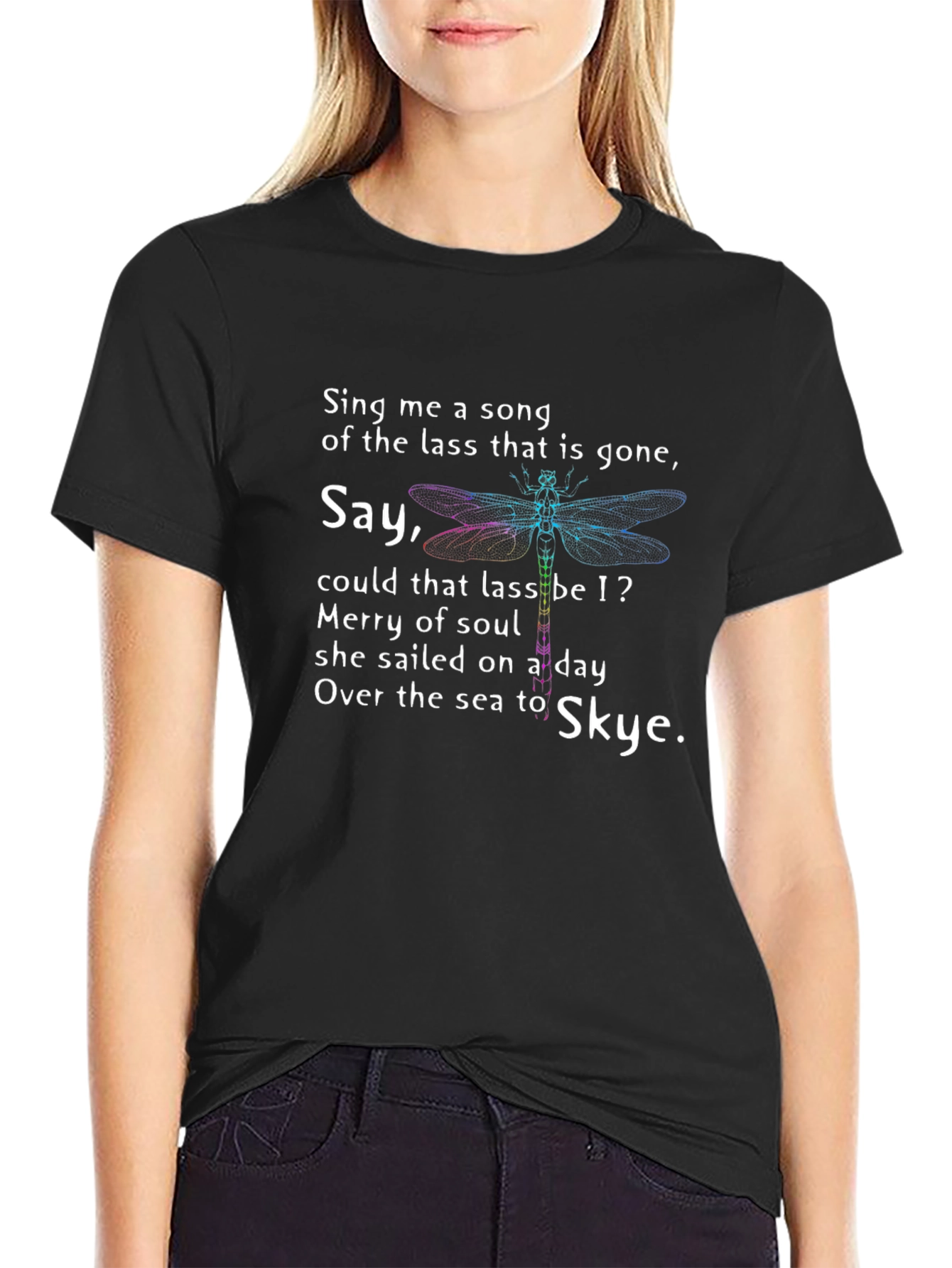 Dragonfly Skye Song T-Shirt - Stylish Graphic Tee