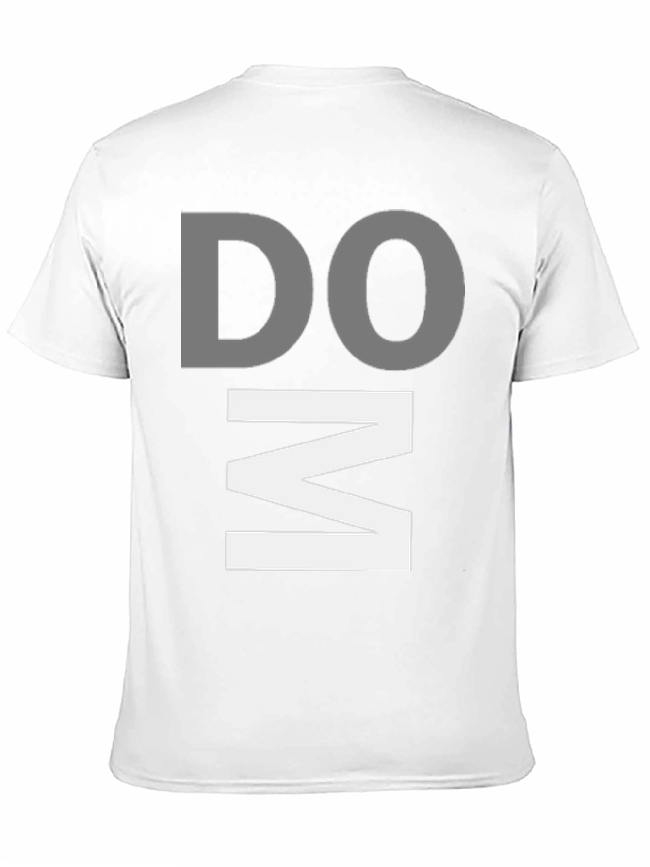 DOM Graphic Print Black T-Shirt