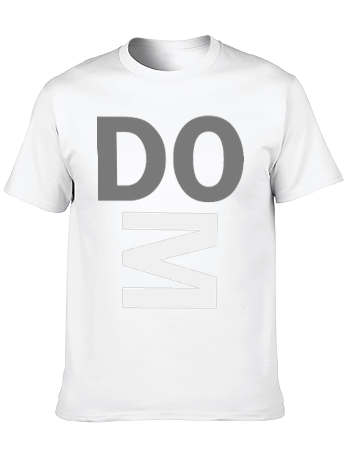 DOM Graphic Print Black T-Shirt