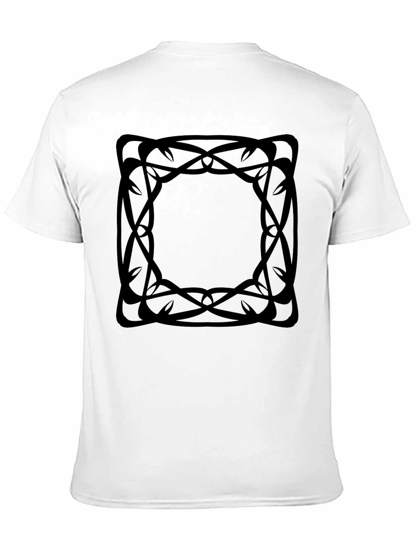 Abstract Graphic Tee - Black