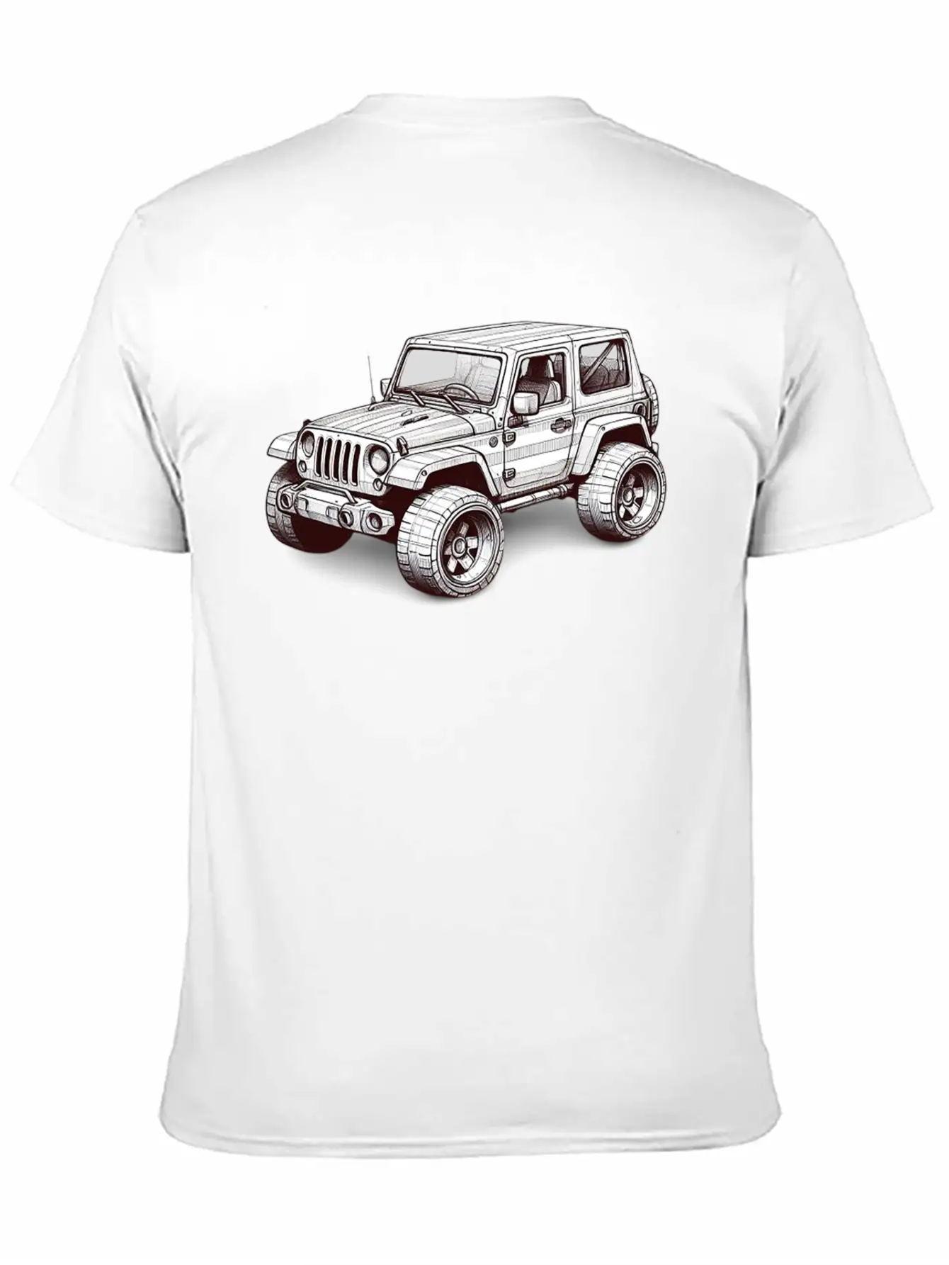 3d Off Road SUV Unisex Casual T-Shirt – Clean Design For Daily Comfort