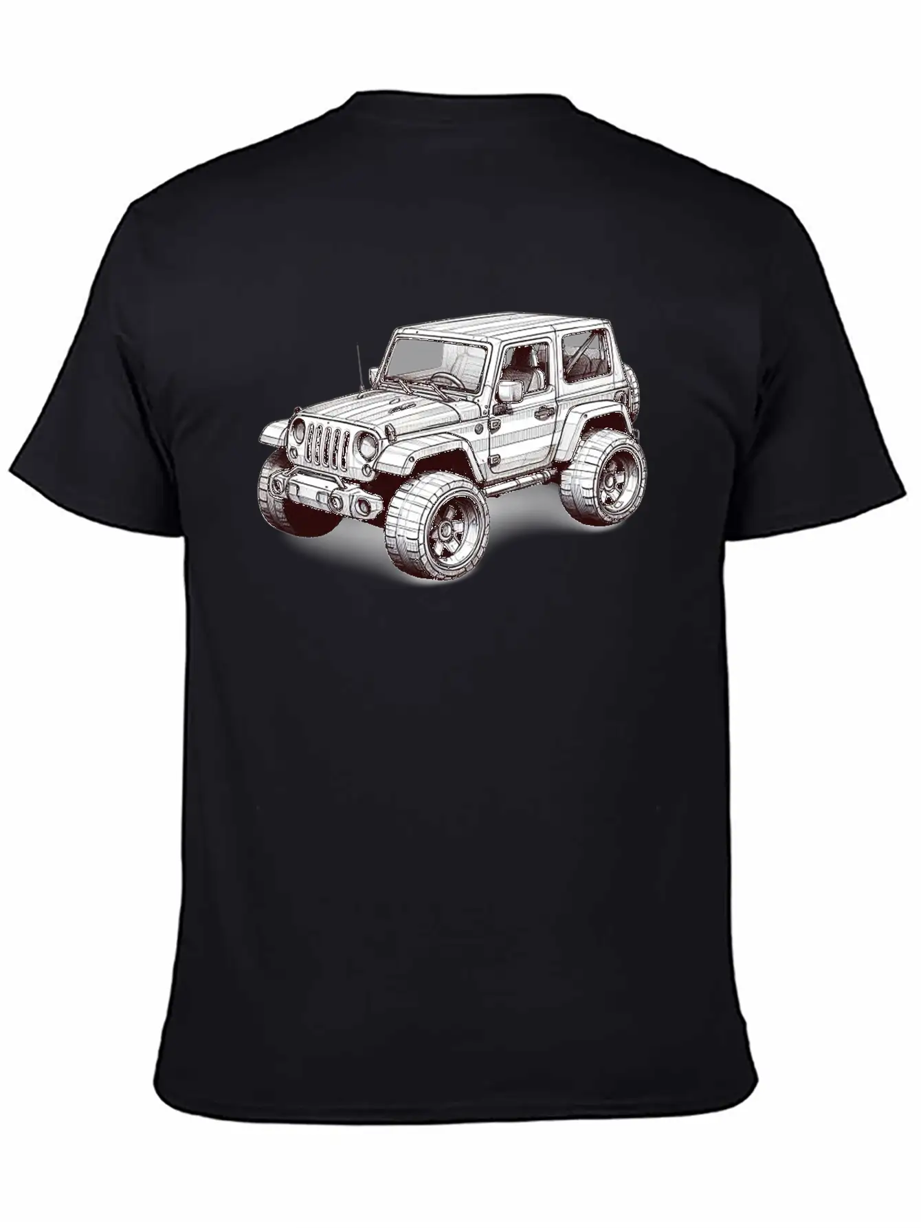 3d Off Road SUV Unisex Casual T-Shirt – Clean Design For Daily Comfort