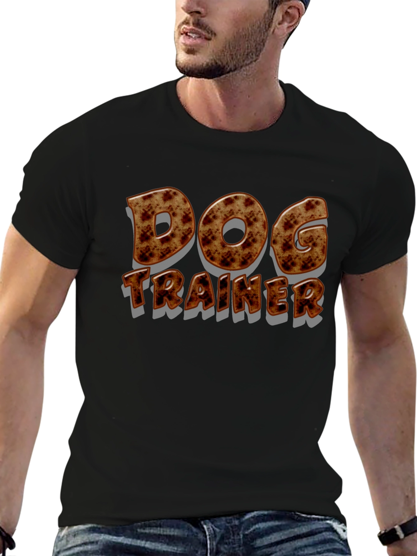 Dog Trainer Novelty Graphic T-Shirt