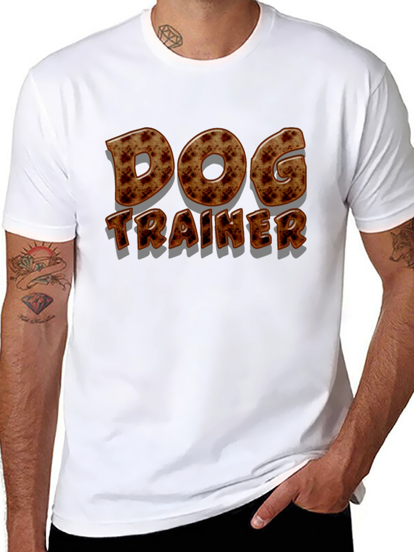 Dog Trainer Novelty Graphic T-Shirt