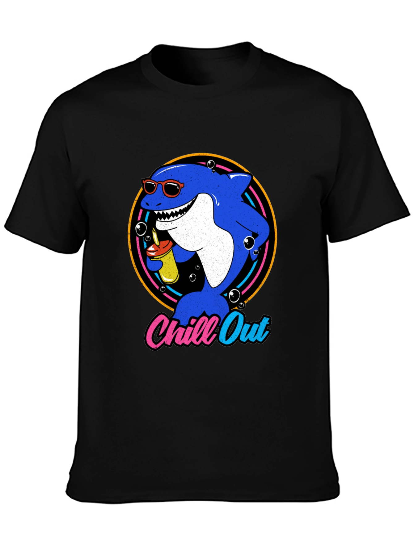 Chill Out Shark Graphic Tee