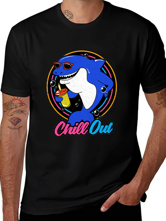 Chill Out Shark Graphic Tee