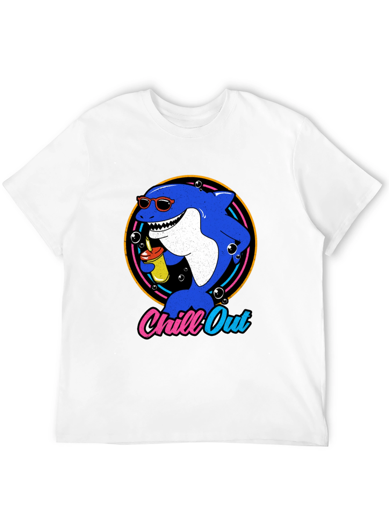 Chill Out Shark Graphic Tee