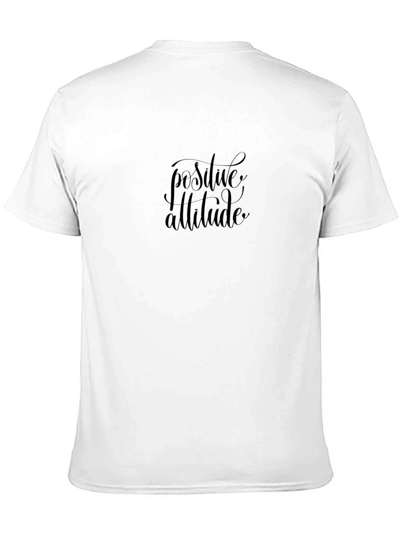 Positive Attitude Black Tee