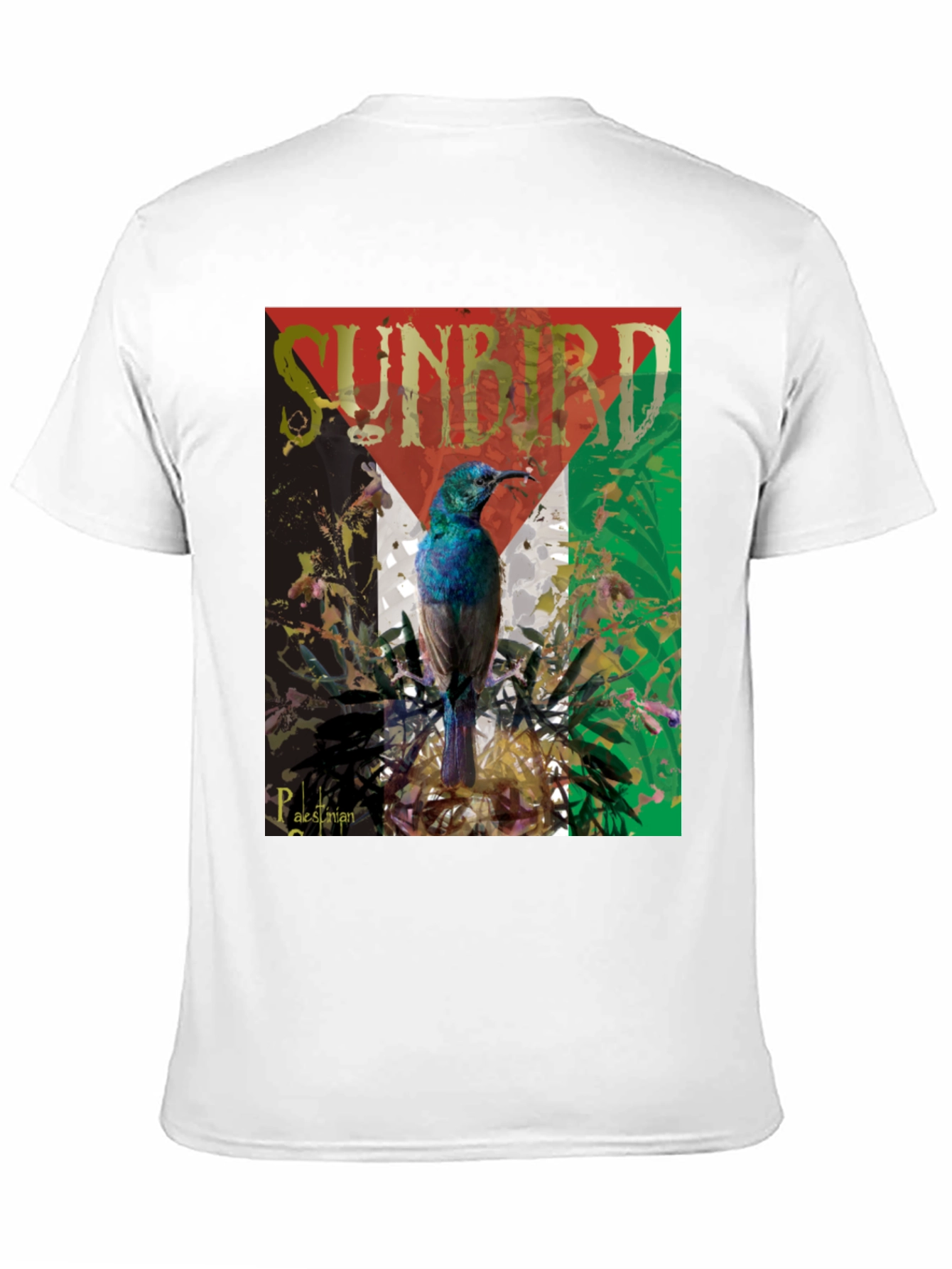 Sunbird Palestine Flag Graphic T-Shirt