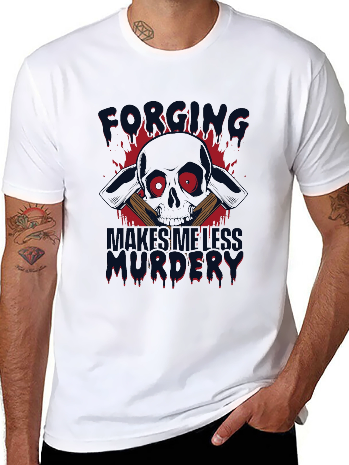 Forging Minds Sleeveless Murder T-Shirt
