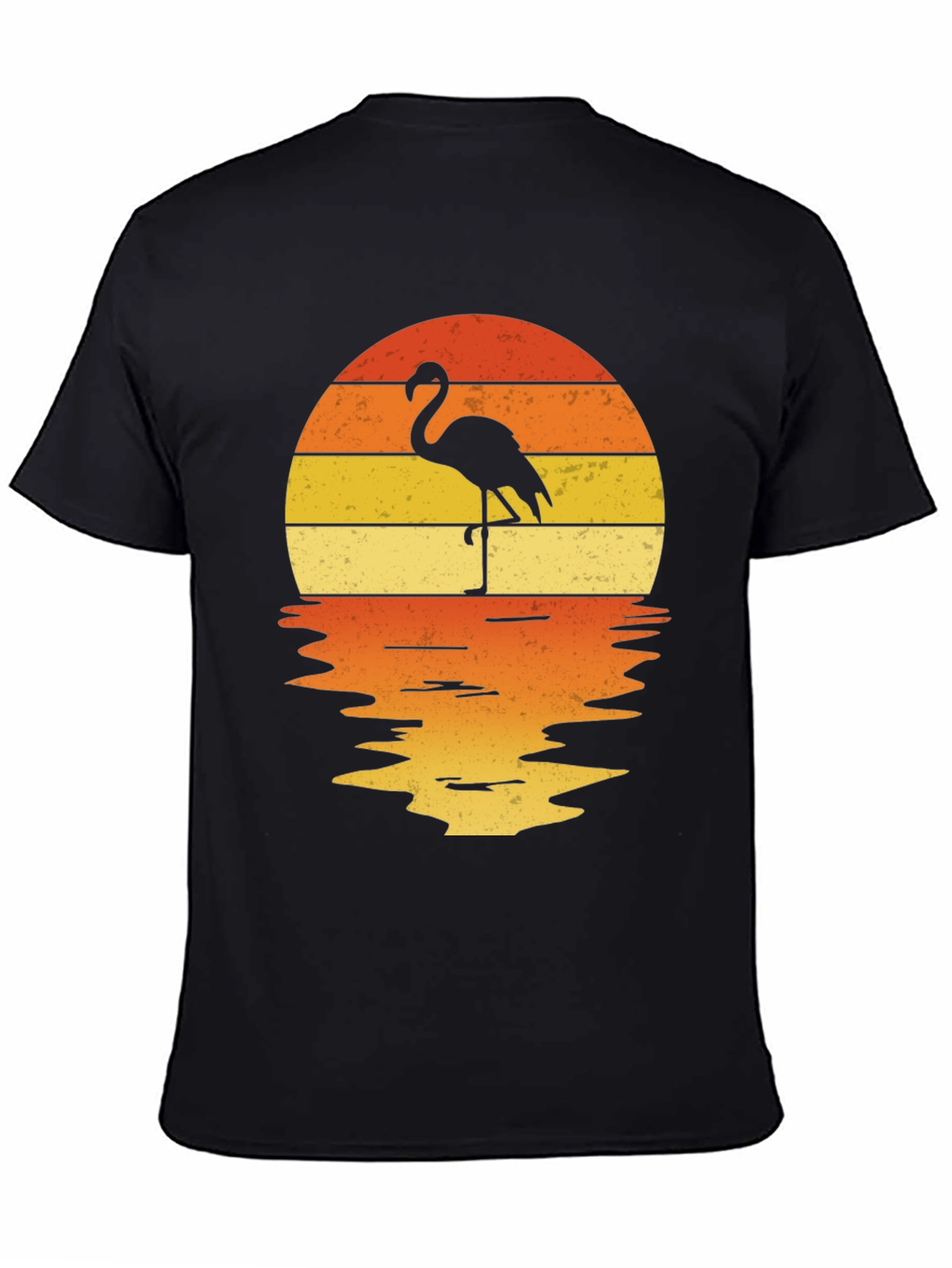 Flamingo Sunset Graphic Tee - Tropical Vibes
