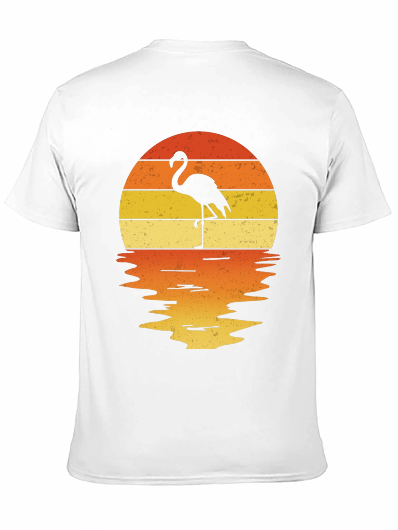 Flamingo Sunset Graphic Tee - Tropical Vibes