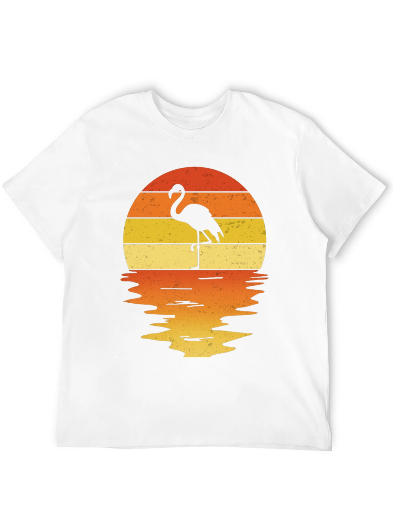 Flamingo Sunset Graphic Tee - Tropical Vibes