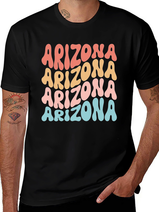 Retro Arizona Graphic Tee - Comfortable Casual Wear