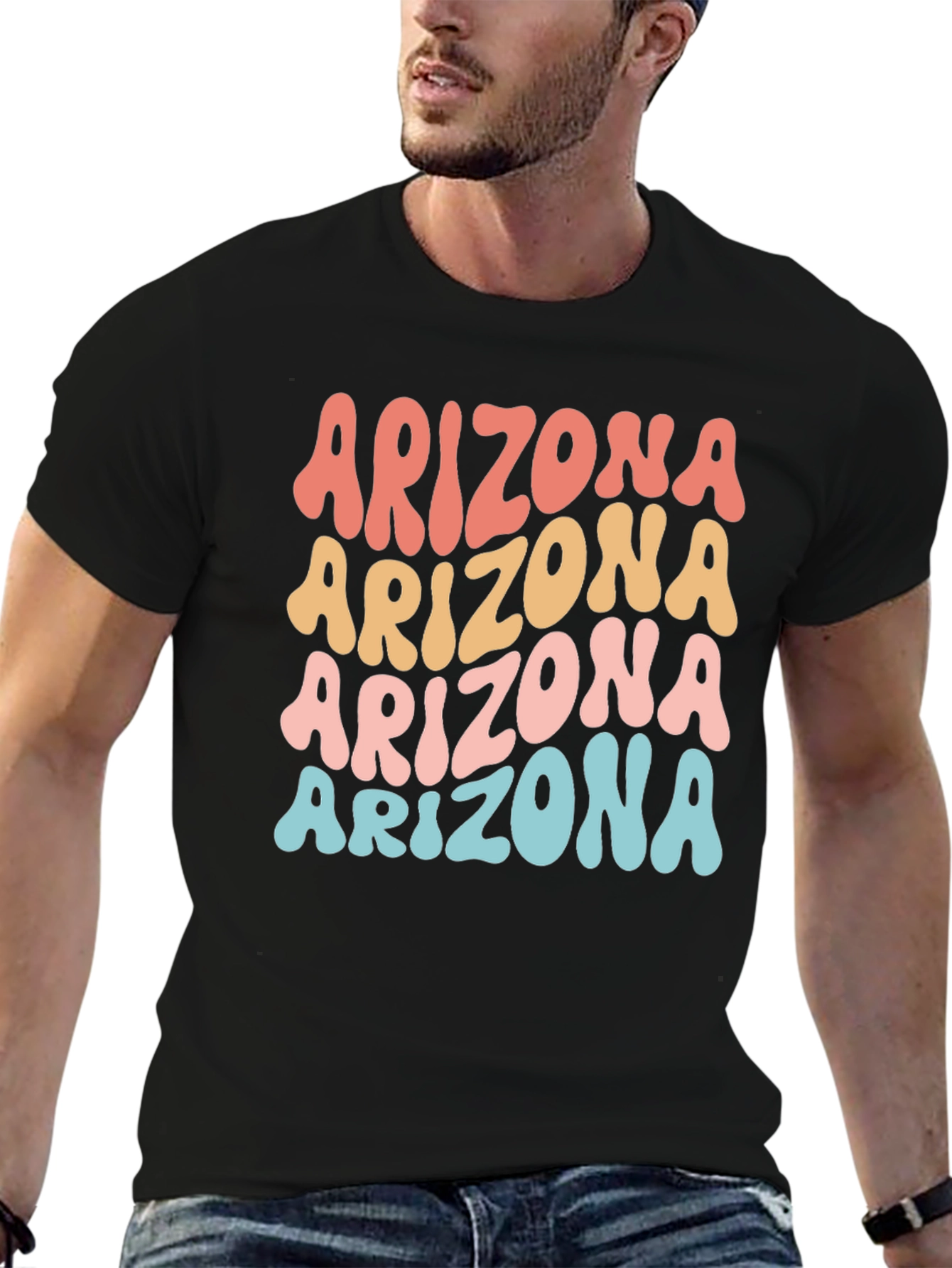 Retro Arizona Graphic Tee - Comfortable Casual Wear